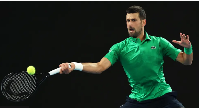 سربیا کےنوواک جوکووچ کی آسٹریلین اوپن ٹینس کےکوارٹرفائنل میں رسائی